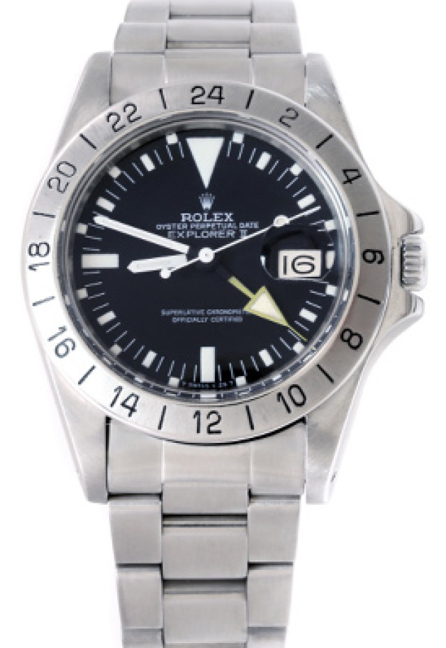 Rolex 1655 Steel on Oyster Black